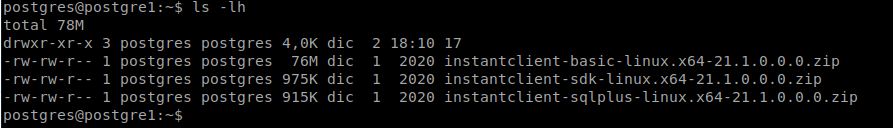 Consulta JOIN combinando Oracle y PostgreSQL